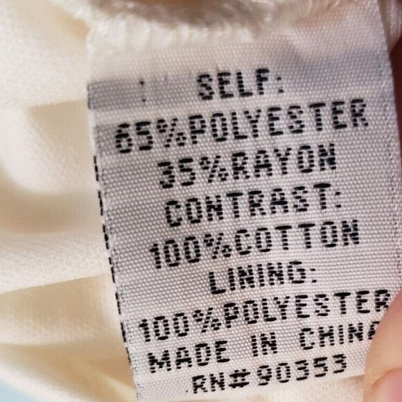 Rebellion Again Womens M Tank Mini Dress Sleeveless Cream Floral Lace Gauzy Boho - Picture 5 of 6